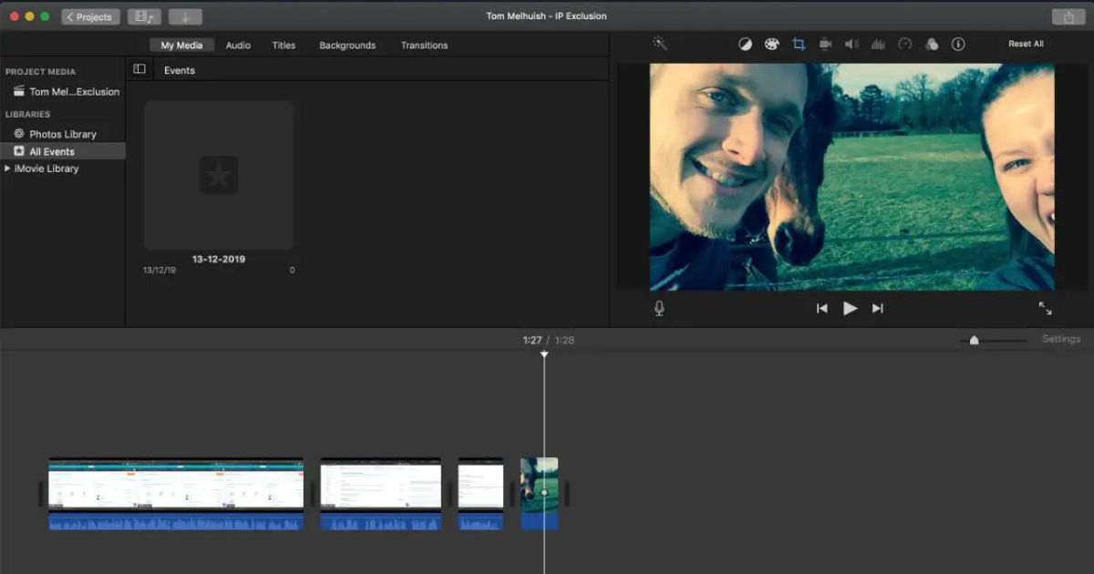 Free Video Editing Software for Beginners - Effects and Transitions iMovie