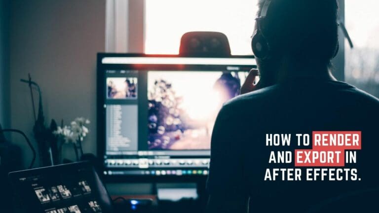How to render in After Effects and export with ease