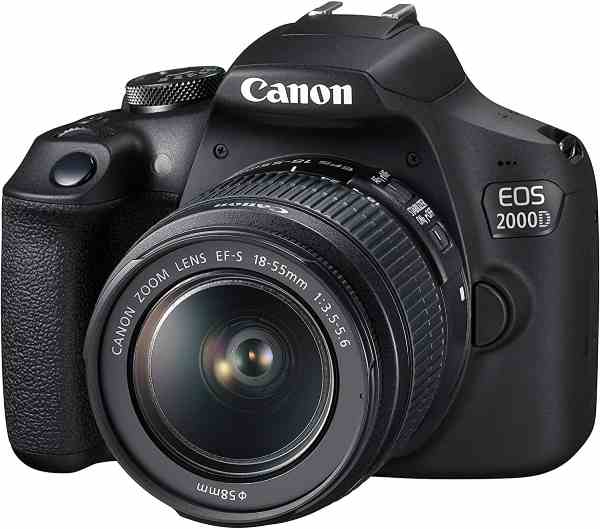 Canon Rebel T7 Review (Canon EOS 2000D) - The Front View