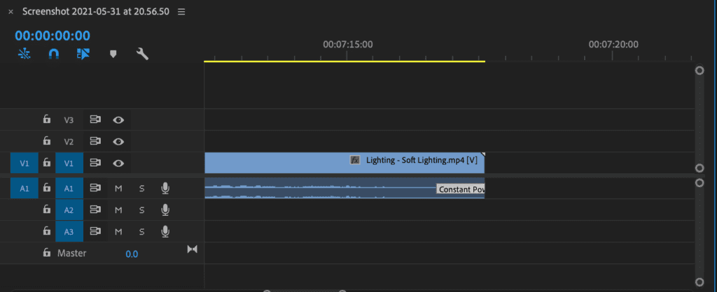 fade out audio in Premiere Pro | Screenshot 2021 06 17 at 18.40.22