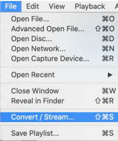 drop your MKV file into the window, or you can open it by going to File > Convert/Stream.