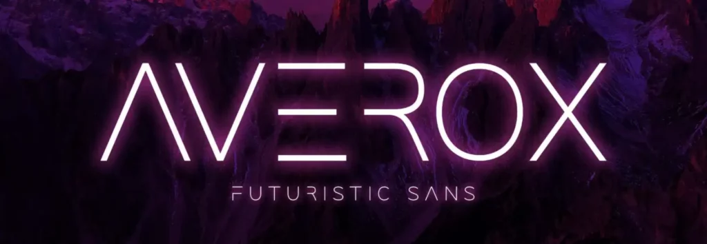 Averox - Premiere Pro font.