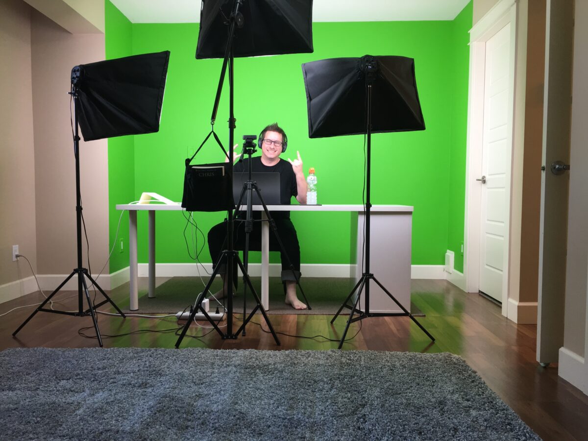 Green Screen in Premiere Pro: My Green Screen Wall That I Painted