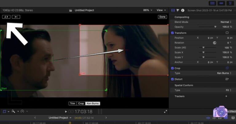 How To Use The Ken Burns Effect in Final Cut Pro X (5 Steps)