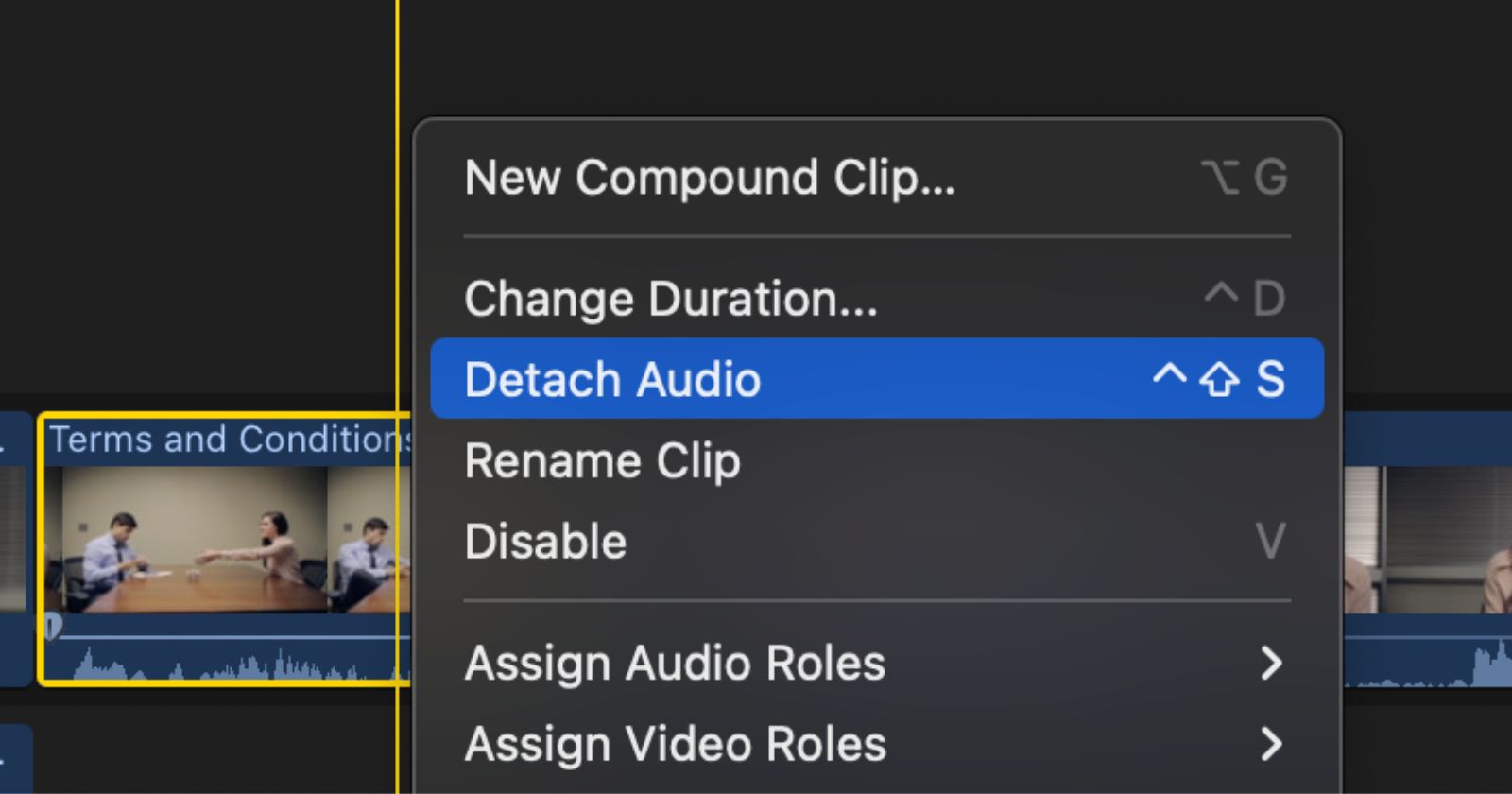 Detach vs Expanded Audio in Final Cut Pro