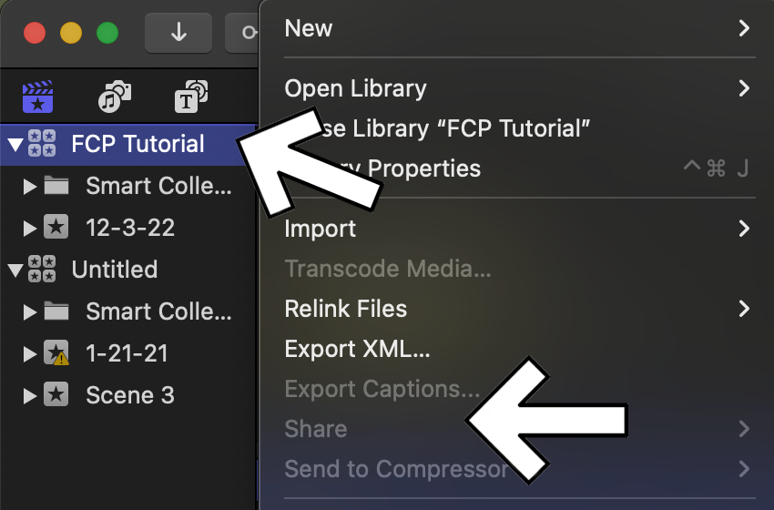 How To Export in Final Cut Pro 6