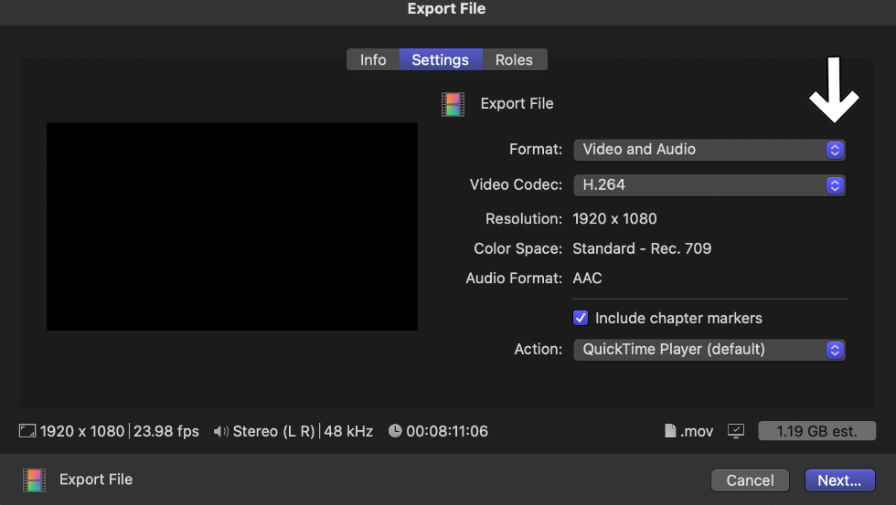 How To Export in Final Cut Pro 9