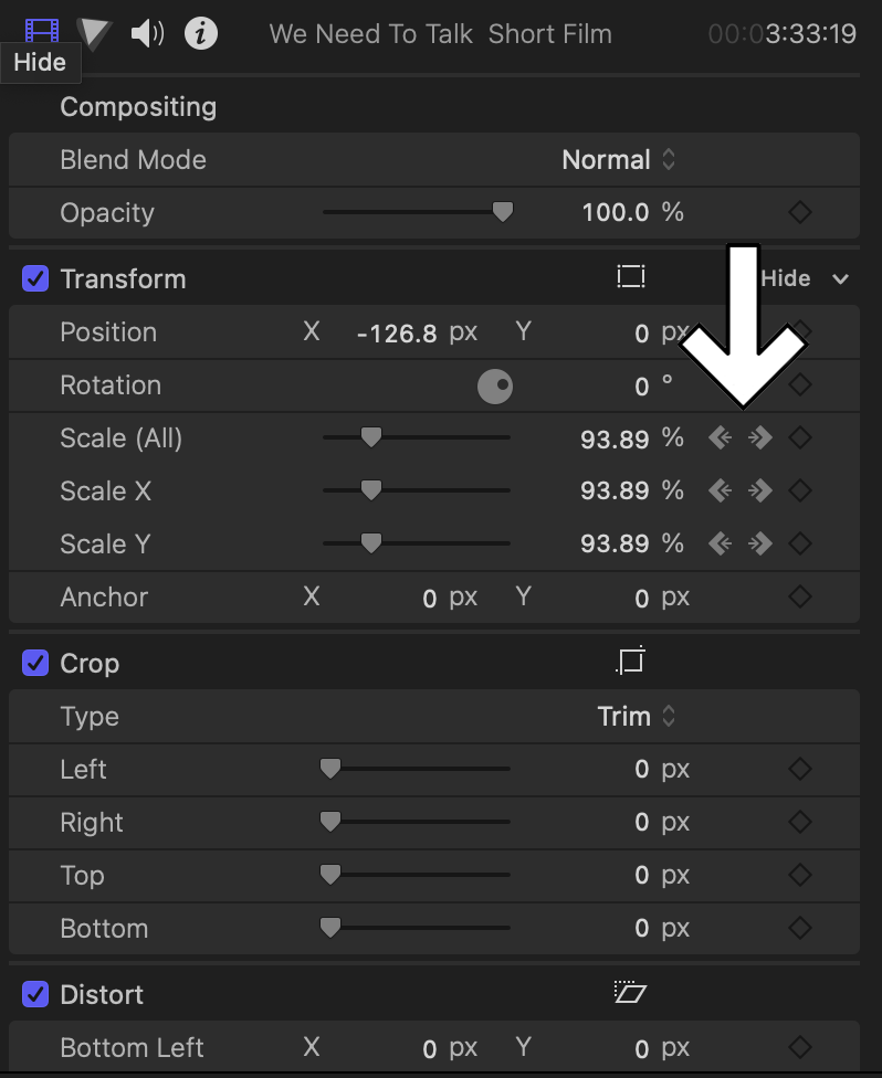 How To Slow Zoom in Final Cut Pro - Can I Adjust Keyframes