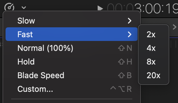 How To Speed Up A Clip in Final Cut Pro: Step 2