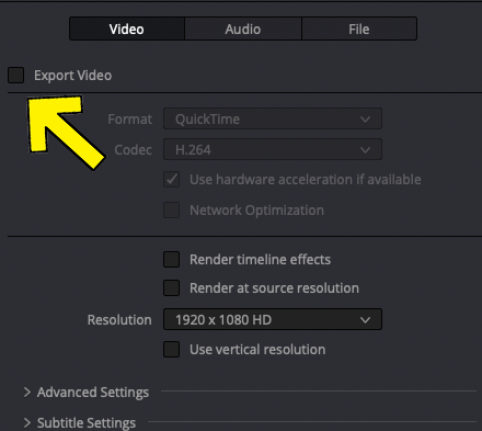 How To Export Individual Tracks in DaVinci Resolve 6