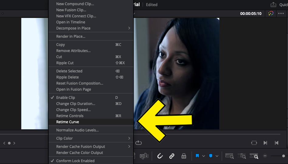 How To Speed Up A Clip In DaVinci Resolve 13