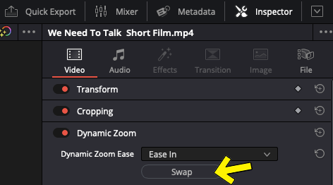 Use the "Swap" feature to toggle between "ease in" or "ease out" for faster results!