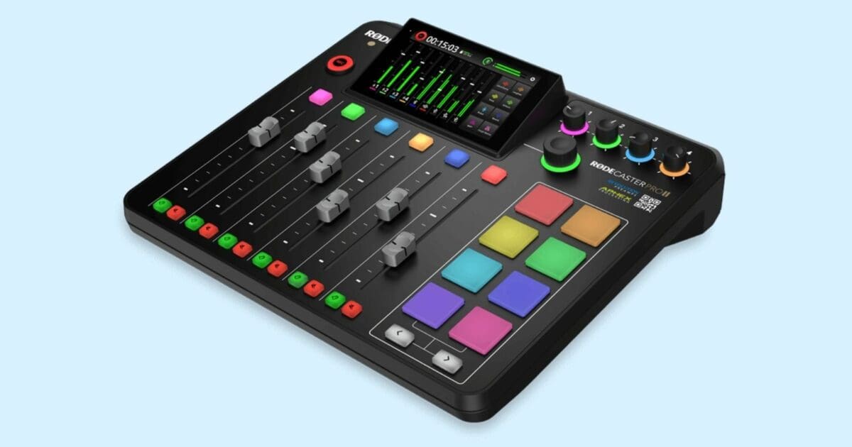 The RODE RODECaster Pro II