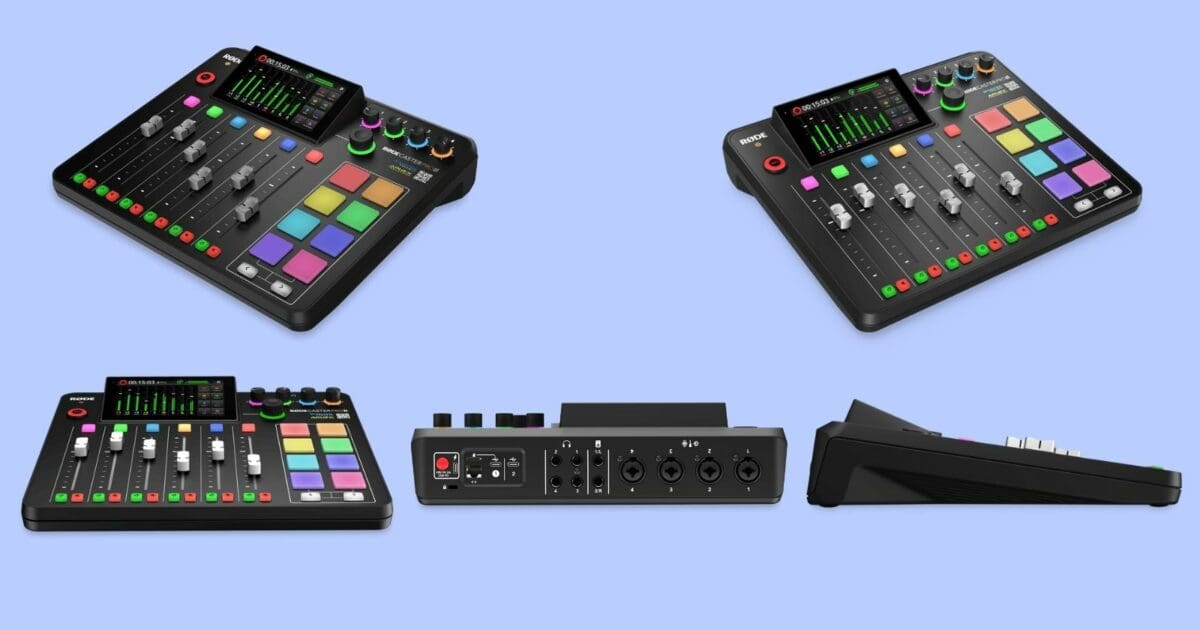 The RODE RODECaster Pro II - Multi-View