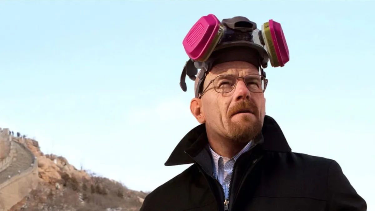 Walter White as Heisenberg in Breaking Bad, the number one character arc example