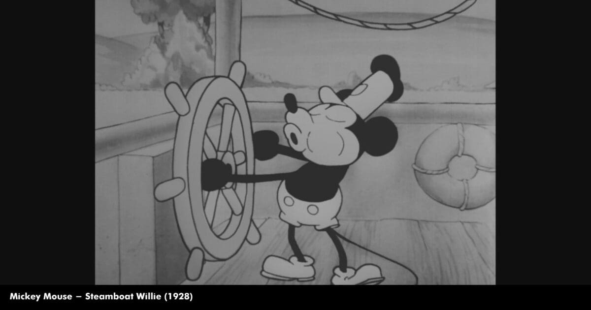 Mickey Mouse - Steamboat Willie (1928)