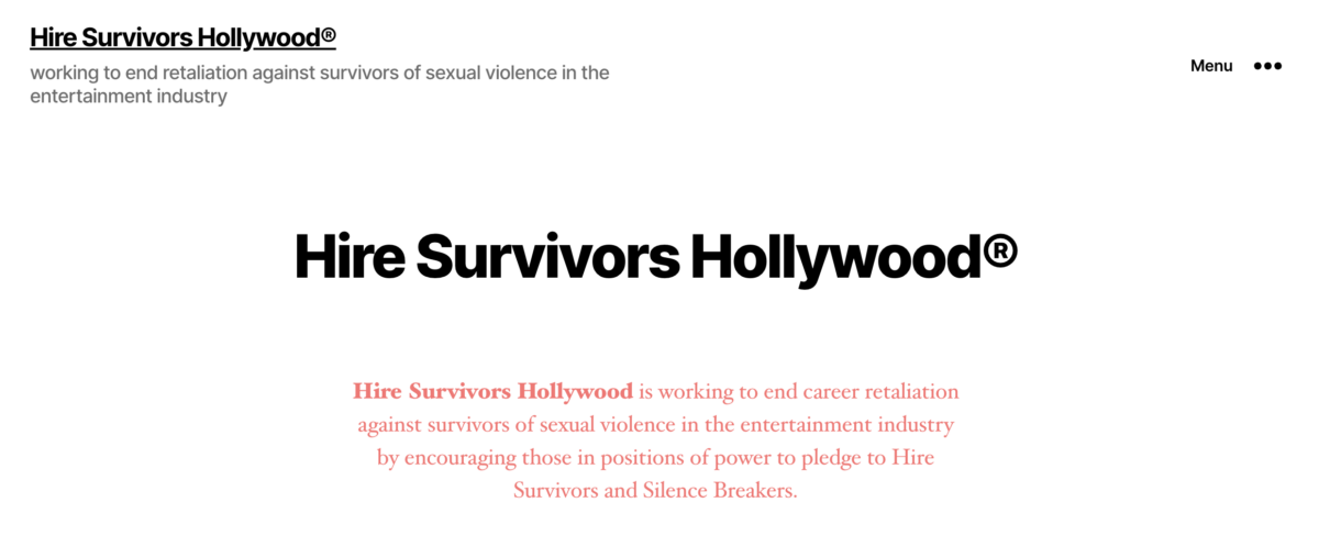 Hire Survivors Hollywood Website