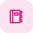 Tabbed binder icon